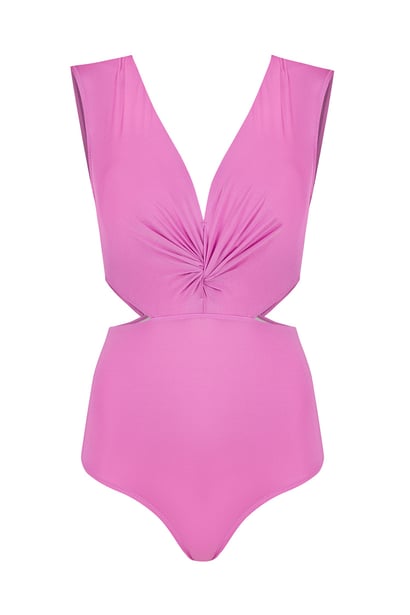 Lavender Dream: One-Piece Swimsuit